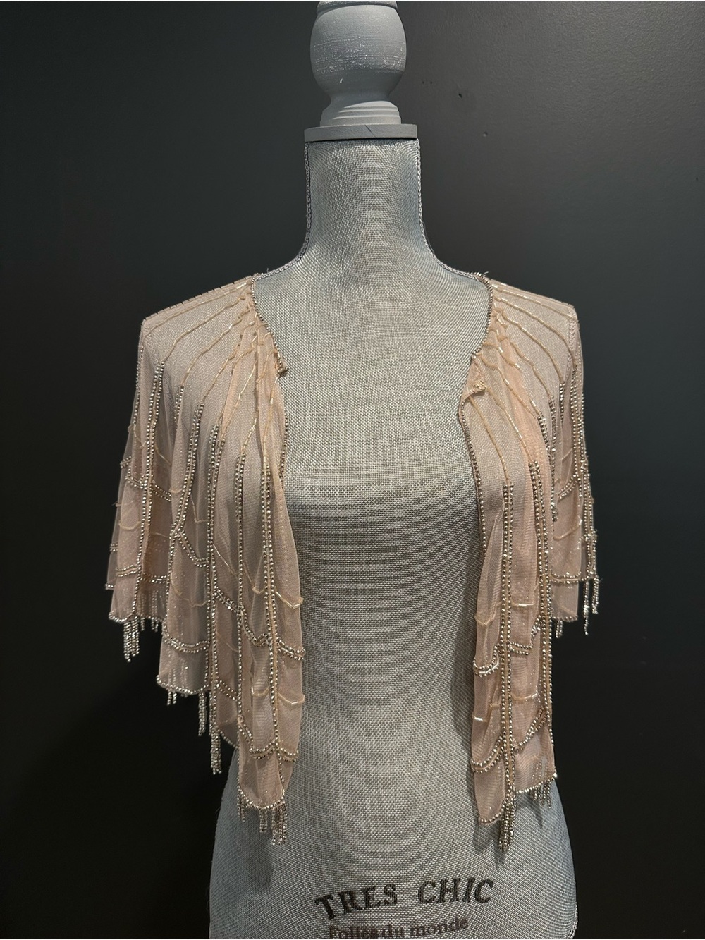 RSVP beaded capelet